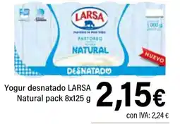 Cash Ifa LARSA Yogur desnatado Natural oferta