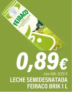 Cash Ifa FEIRACO Leche semidesnatada oferta