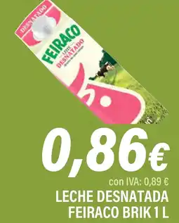Cash Ifa FEIRACO Leche desnatada oferta