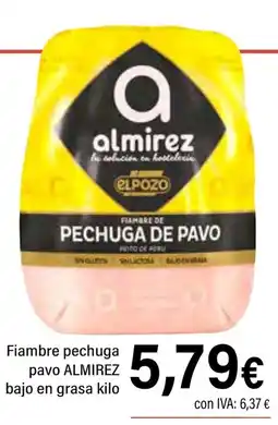 Cash Ifa ALMIREZ Fiambre pechuga pavo bajo en grasa oferta