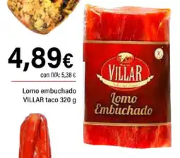 Cash Ifa VILLAR Lomo embuchado taco oferta