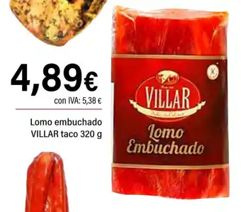 Cash Ifa VILLAR Lomo embuchado taco oferta