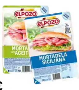 Cash Ifa ELPOZO Mortadela siciliana o con aceitunas lonchas oferta