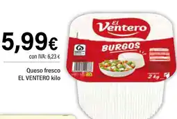 Cash Ifa EL VENTERO Queso fresco oferta