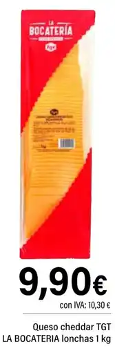 Cash Ifa LA BOCATERIA Queso cheddar TGT lonchas oferta
