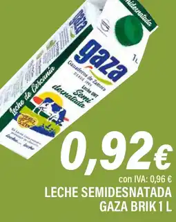 Cash Ifa GAZA Leche semidesnatada oferta