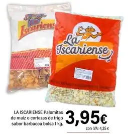 Cash Ifa LA ISCARIENSE Palomitas de maíz o cortezas de trigo sabor barbacoa oferta