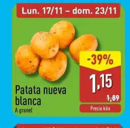 ALDI Patata nueva blanca oferta