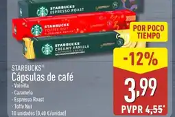 ALDI STARBUCKS Cápsulas de café oferta