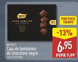 ALDI NESTLÉ Caja de bombones de chocolate negro oferta
