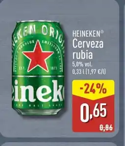 ALDI HEINEKEN Cerveza rubia oferta