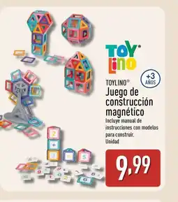 ALDI TOYLINO Juego de construcción magnético oferta