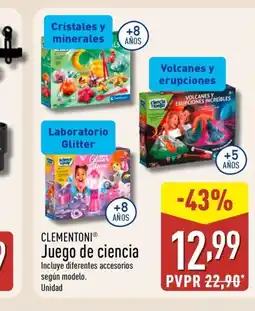ALDI CLEMENTONI Juego de ciencia oferta
