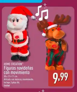 ALDI HOME CREATION Figuras navideñas con movimiento oferta