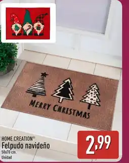 ALDI HOME CREATION Felpudo navideño oferta