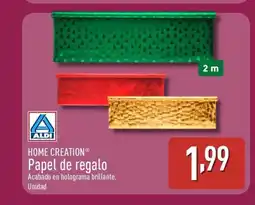 ALDI HOME CREATION Papel de regalo oferta