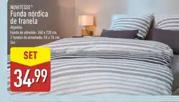ALDI NOVITESSE Funda nórdica de franela oferta