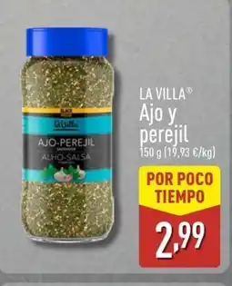ALDI LA VILLA Ajo y perejil oferta
