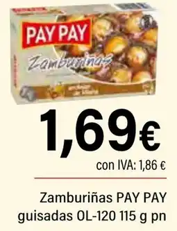 Cash Ifa PAY PAY Zamburiñas guisadas OL-120 oferta