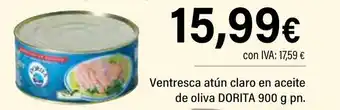 Cash Ifa DORITA Ventresca atún claro en aceite de oliva oferta