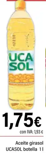 Cash Ifa UCASOL Aceite girasol oferta