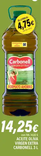 Cash Ifa CARBONELL Aceite de oliva virgen extra oferta