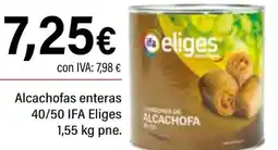 Cash Ifa IFA ELIGES Alcachofas enteras 40/50 oferta