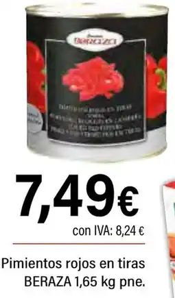 Cash Ifa BERAZA Pimientos rojos en tiras oferta