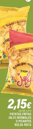 Cash Ifa Patatas fritas jalys normales o picantes oferta
