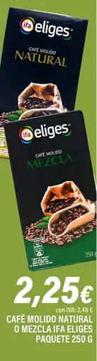 Cash Ifa IFA ELIGES Café molido natural o mezcla oferta