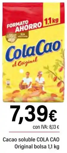 Cash Ifa COLA CAO Cacao soluble Original oferta