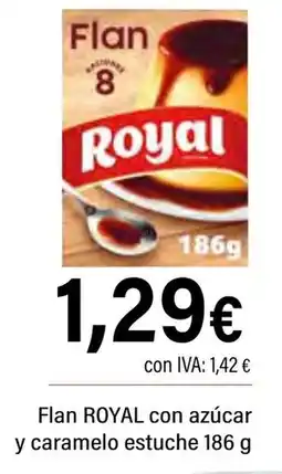 Cash Ifa ROYAL Flan con azúcar y caramelo estuche oferta
