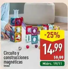 ALDI Circuito y construcciones magnéticas oferta