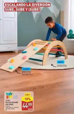 ALDI Toy lino - arco de escalada con rampa oferta