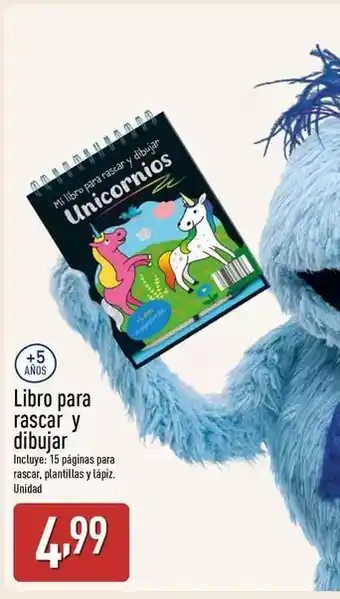 ALDI Libro para rascar y dibujar oferta