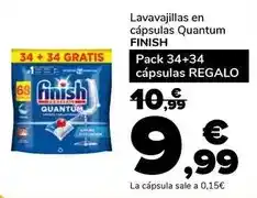 Supeco Finish - lavavajillas en cápsulas quantum oferta