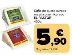 Supeco El pastor - cuna de queso curado mezcla o semicurado oferta