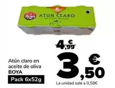 Supeco Boya - atun claro en aceite de oliva oferta
