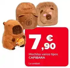 Supeco Capibara - mochilas varios tipos oferta