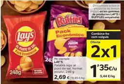 Caprabo Lay's - patates xips al punt de sal format estalvi oferta