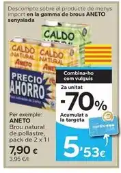 Caprabo Aneto - brou natural de pollastre oferta