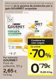 Caprabo Gourmet - puré de pollastre oferta