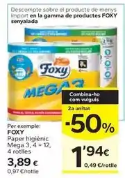 Caprabo Scottex - paper higiènic mega oferta