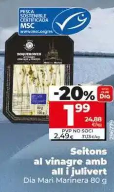 Dia Dia mari marinera - boquerones al vinagre con ajo y perejil oferta