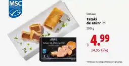 Lidl Deluxe - tataki de atun oferta