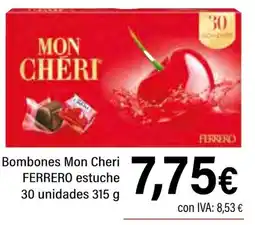 Cash Ifa FERRERO Bombones Mon Cheri estuche oferta