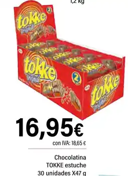 Cash Ifa TOKKE Chocolatina estuche oferta