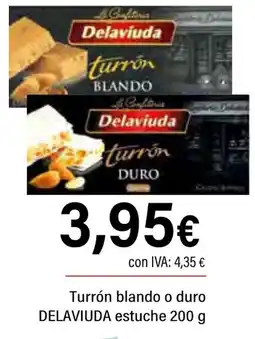 Cash Ifa DELAVIUDA Turrón blando o duro estuche oferta