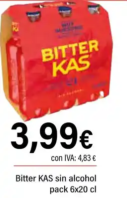 Cash Ifa KAS Bitter sin alcohol oferta