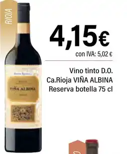 Cash Ifa VIÑA ALBINA Ca.Rioja Reserva oferta